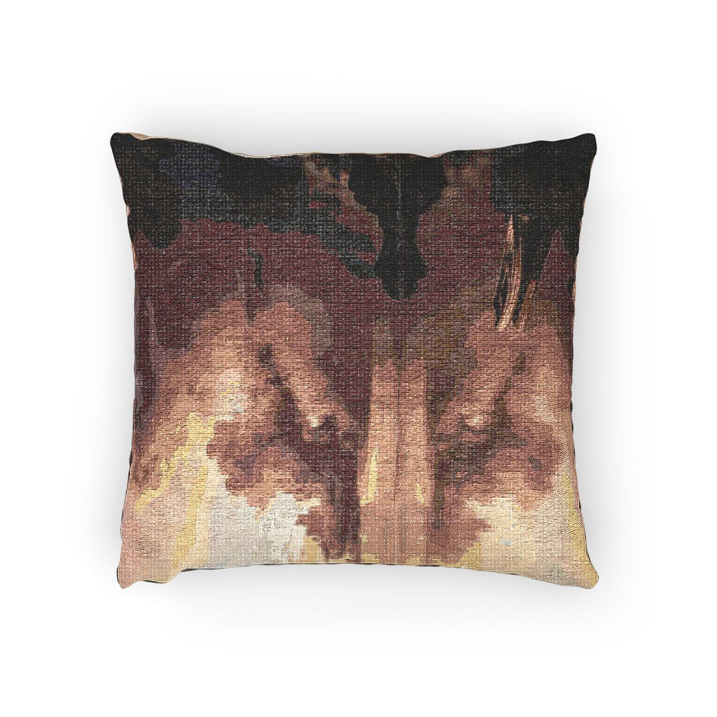 Woven Pillow - Golden Hour Texture | Echovira Gallery
