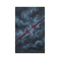 Crimson Abstract Microfiber Tea Towel