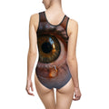 Women's Classic One-Piece Swimsuit - Flickering Gaze