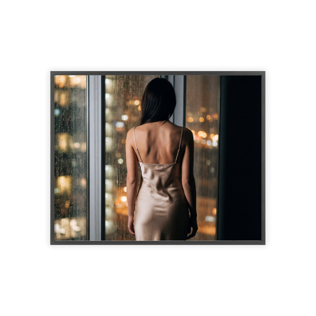 Framed Poster - Cinematic Window View