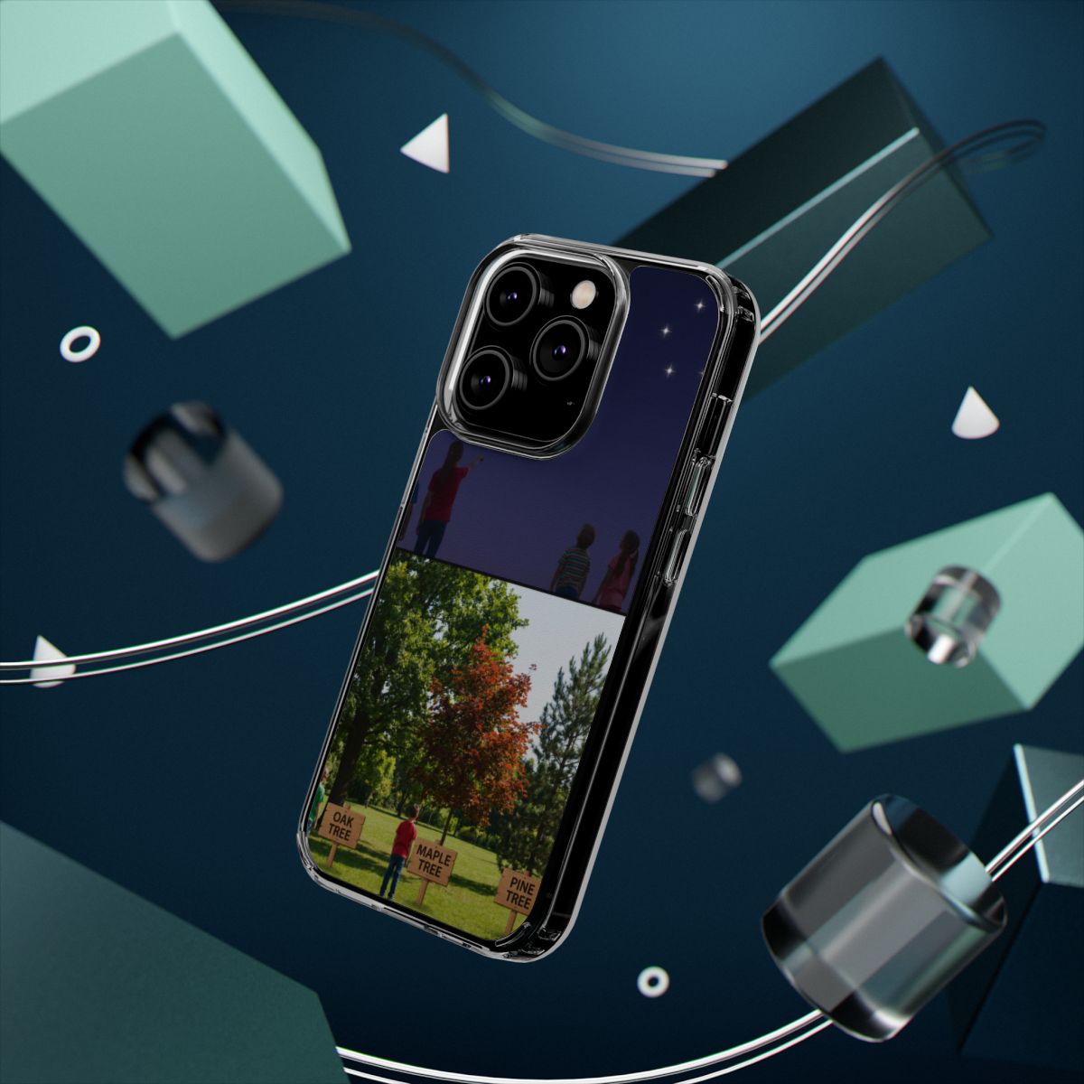 Clear Impact-Resistant Case - Starry Shield
