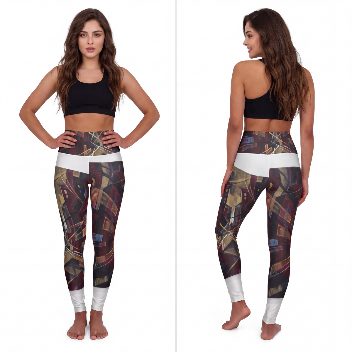 Yoga Leggings - Urban Perspective | Echovira Gallery