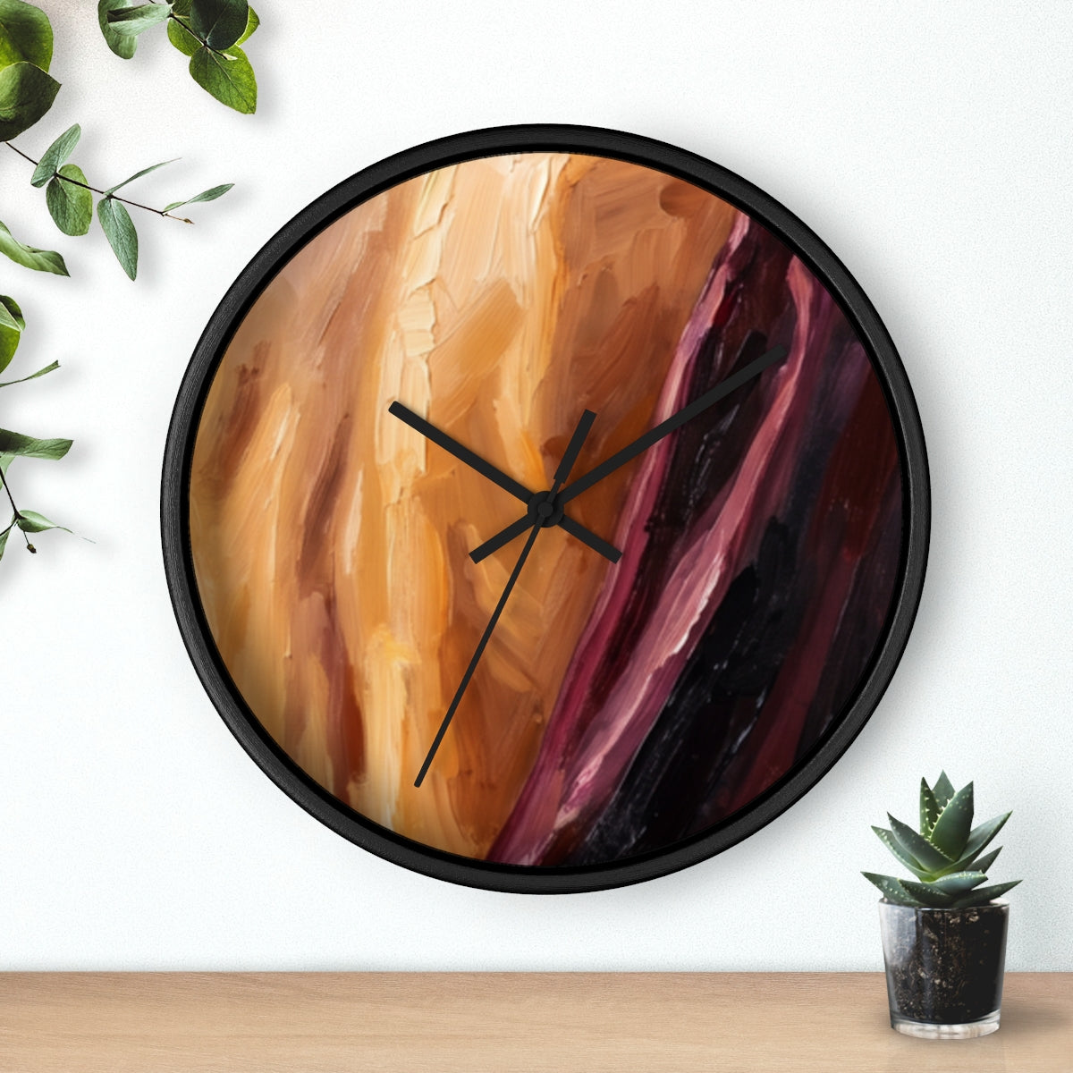 Wall Clock - Velvet Solitude | Echovira Gallery