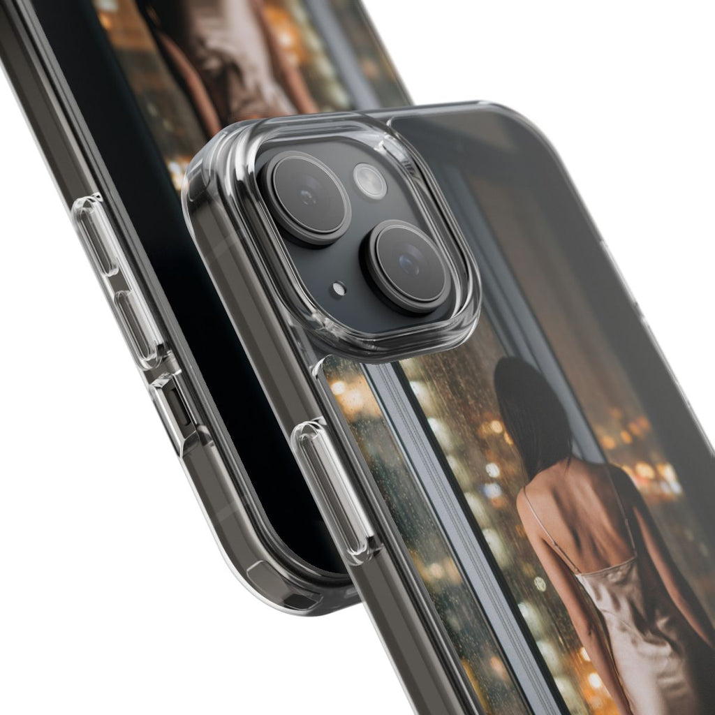 Clear Impact-Resistant Cases - Clear Phone Case - Rainy Mood...