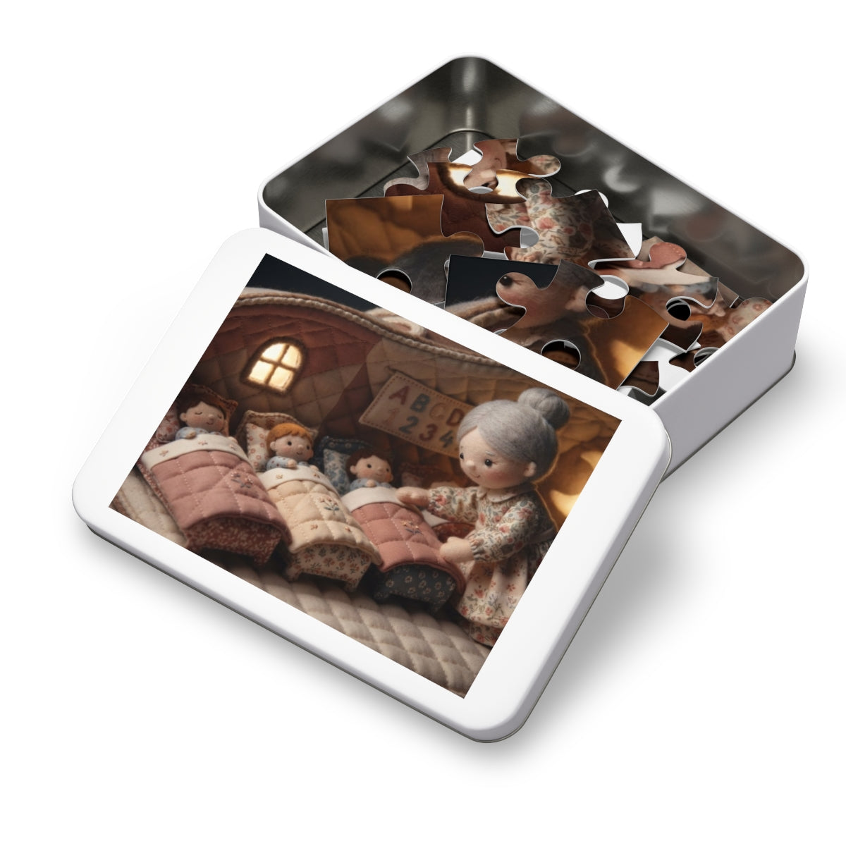 Jigsaw Puzzle with Tin - Bedtime Story (30, 110, 252, 500......