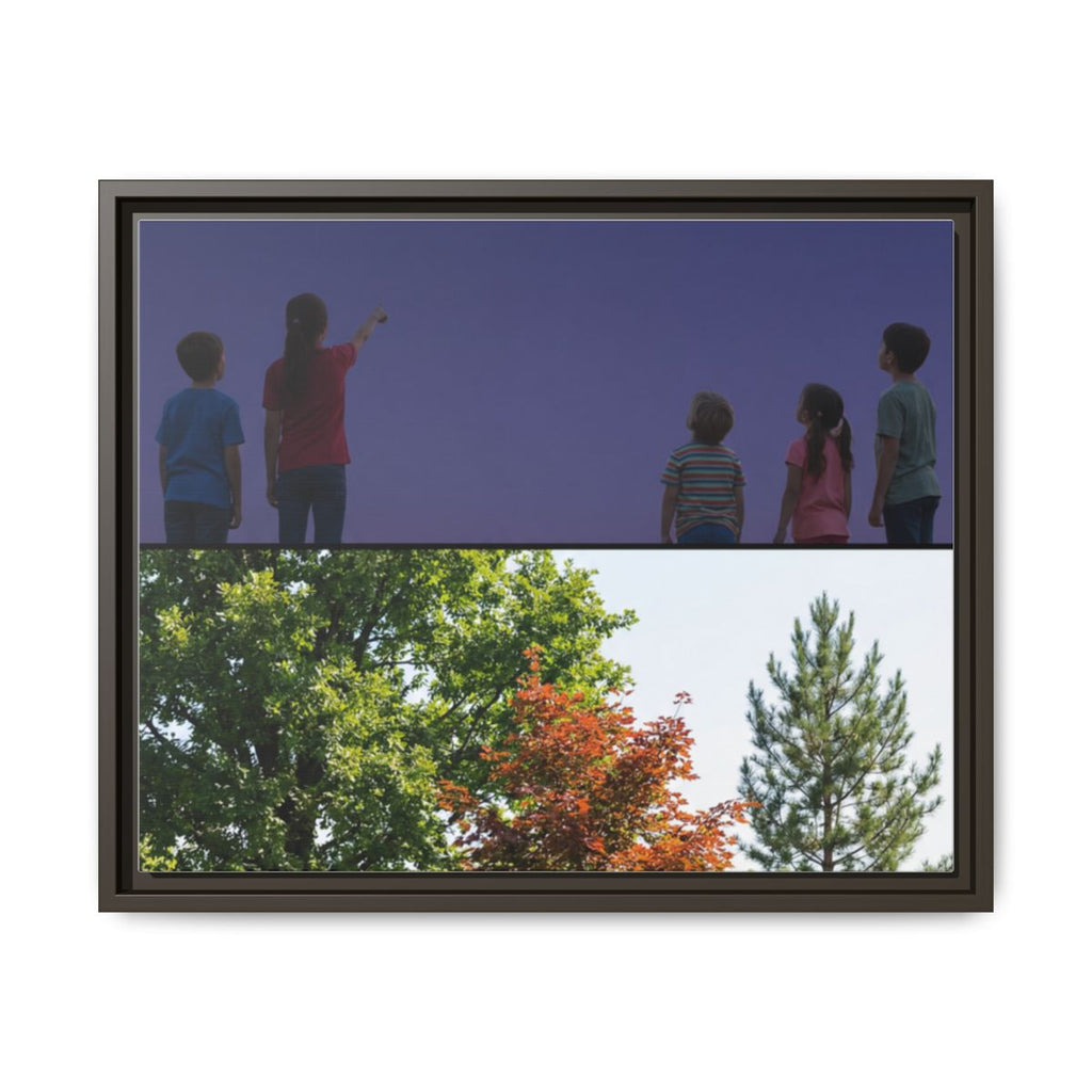 Framed Matte Canvas - Wilderness Gallery — Espresso / 1.25"