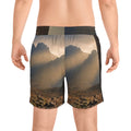 Men's Mid-Length Swim Shorts - Mystic Monolith Ancient... |...