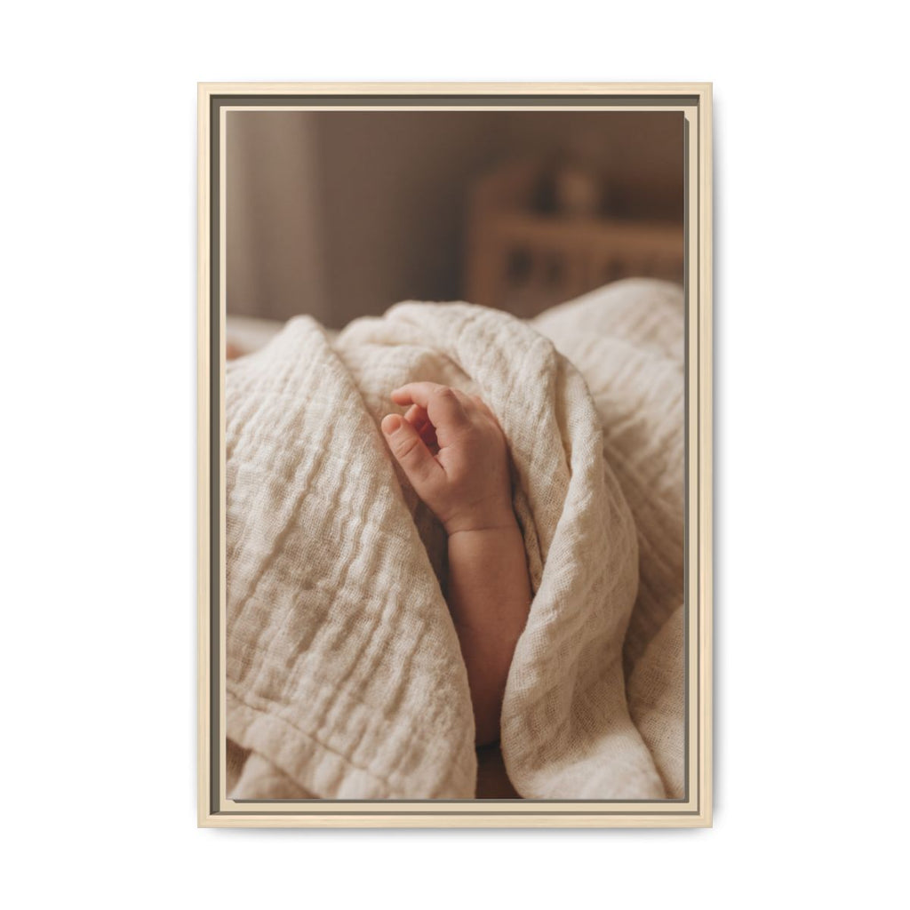 Matte Canvas, Framed - Neutral Nursery