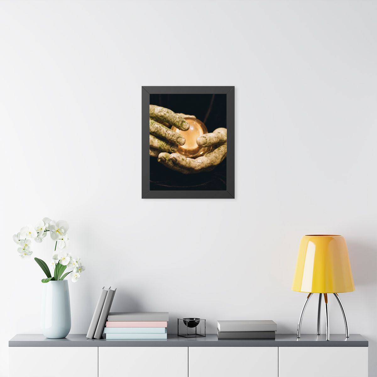 Framed Vertical Poster - Ancient Sight — Black (11×14... |...