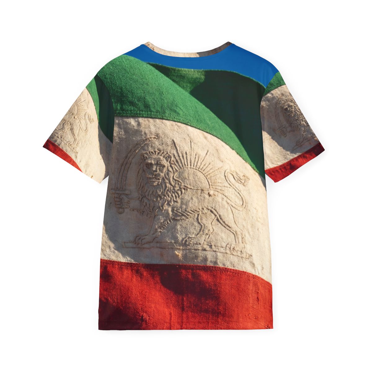 Men's Sports Jersey - Vintage Persian Lion and Sun Flag Art...