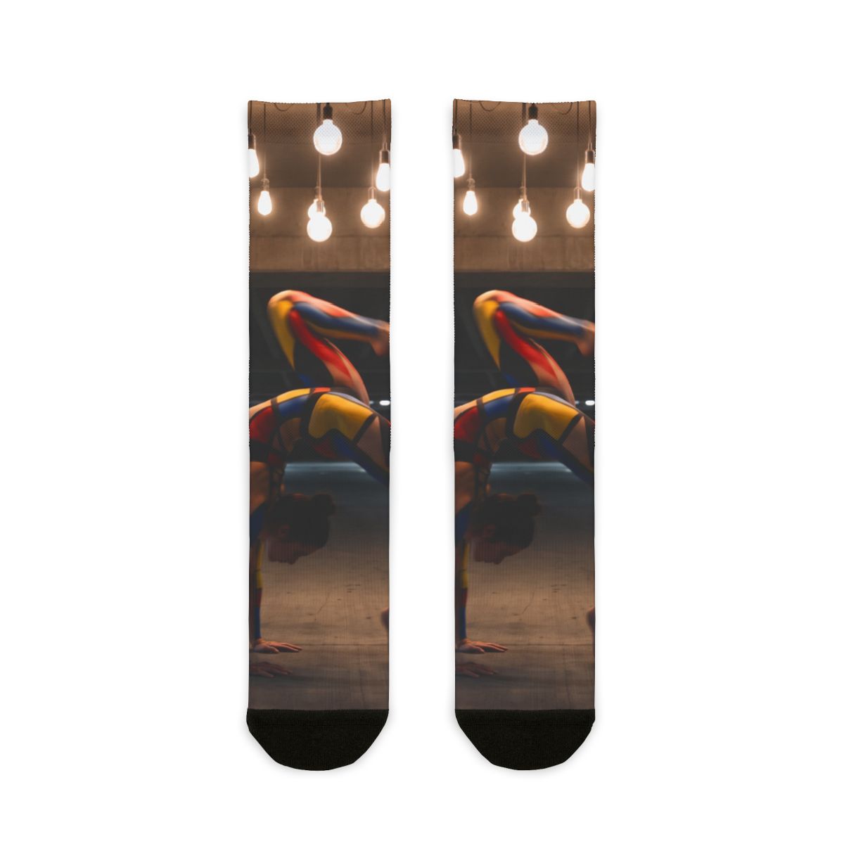 Sublimation Crew Socks - Kinetic Arch | Echovira Gallery