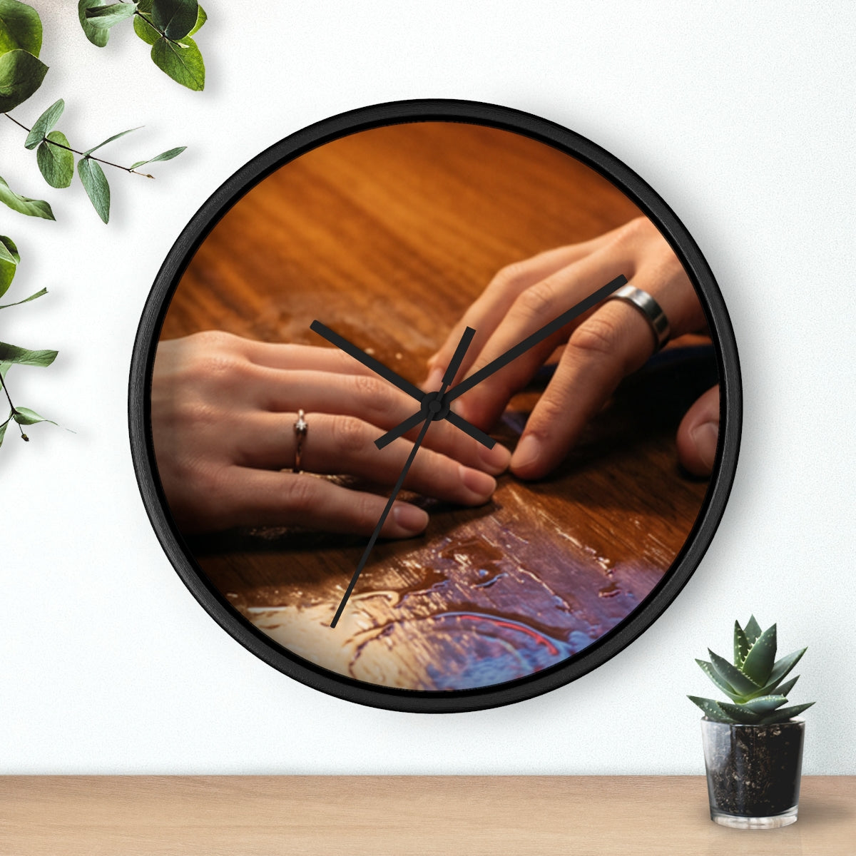 Wall Clock - Midnight Rendezvous | Echovira Gallery
