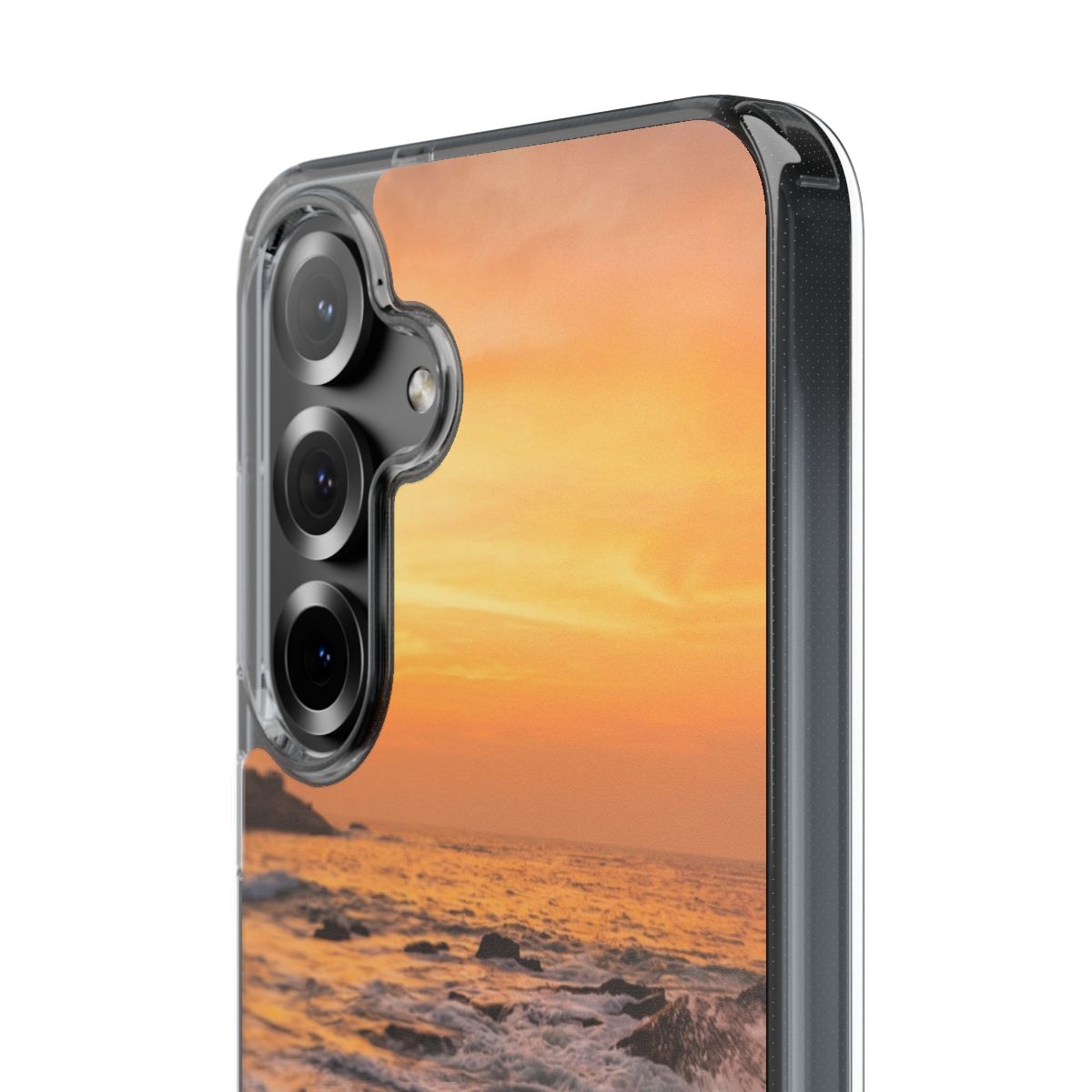 Clear Impact-Resistant Cases - Clear Phone Case - Sunset......