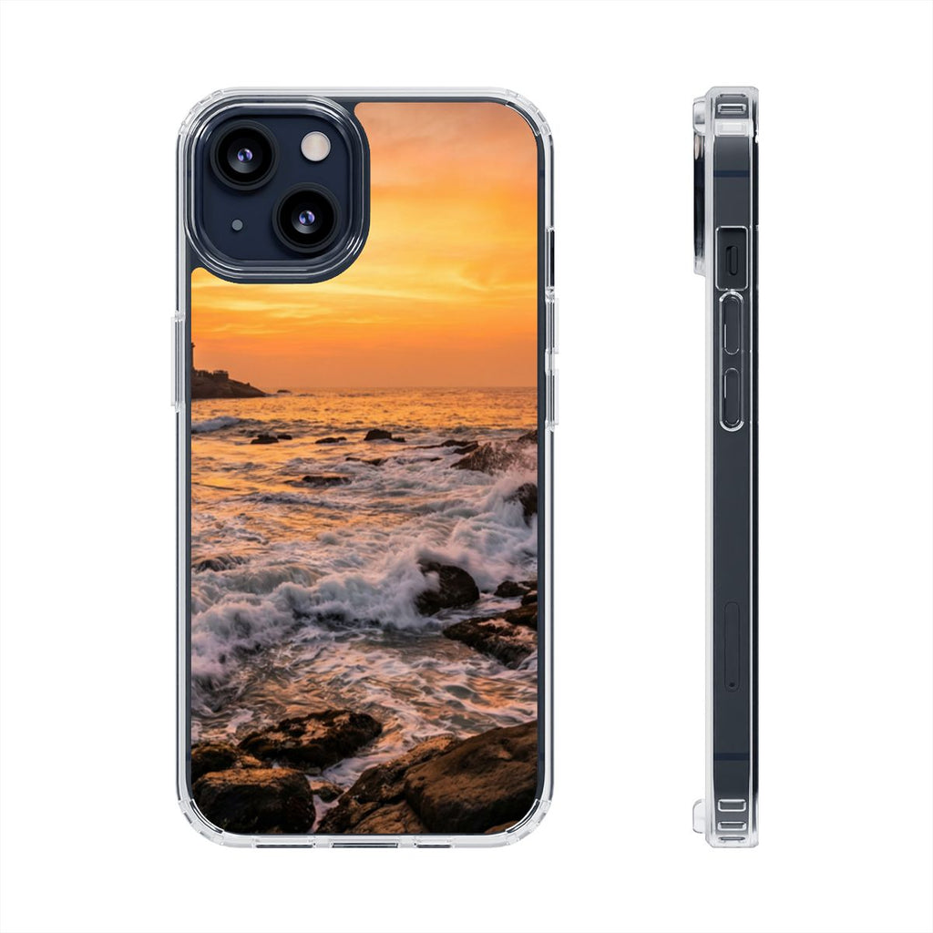 Clear Impact-Resistant Cases - Clear Phone Case - Golden...
