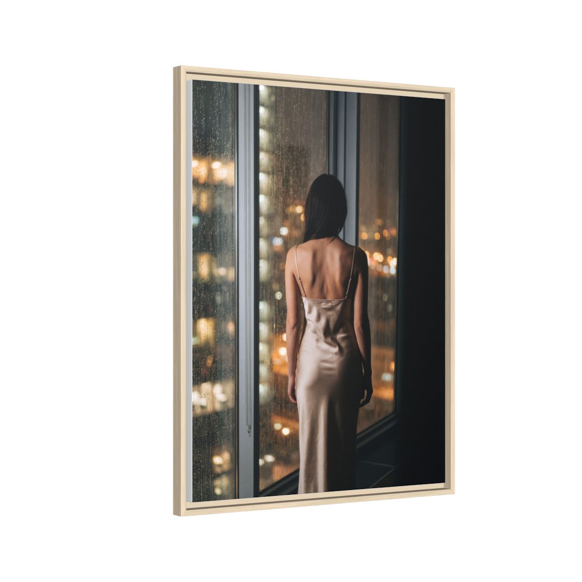 Framed Matte Canvas - Cinematic Nights