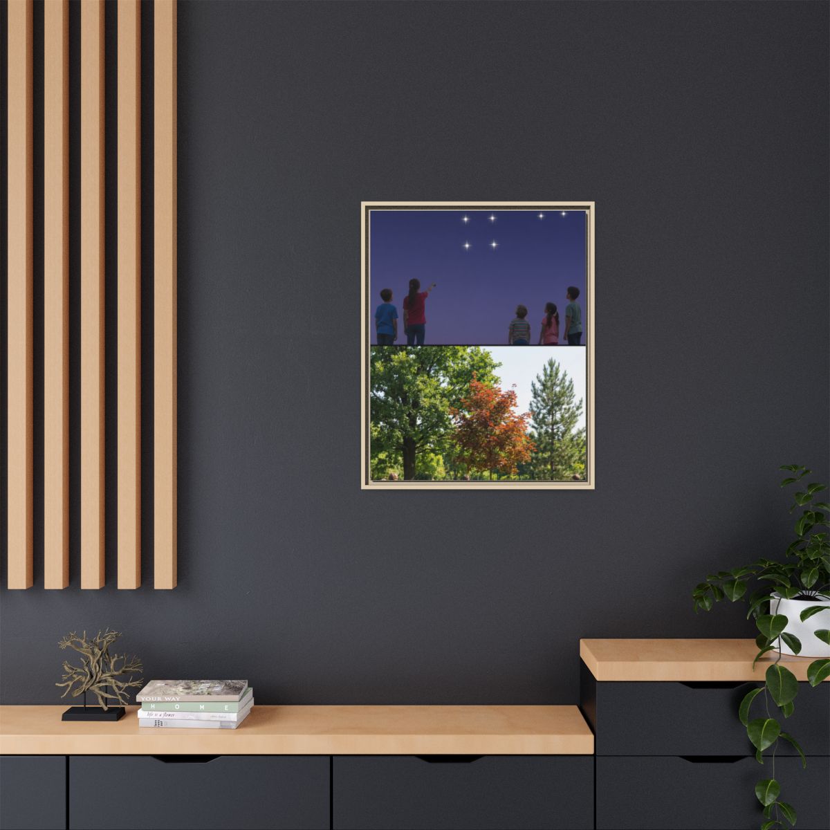 Framed Matte Canvas - Discovery — Natural / 1.25"