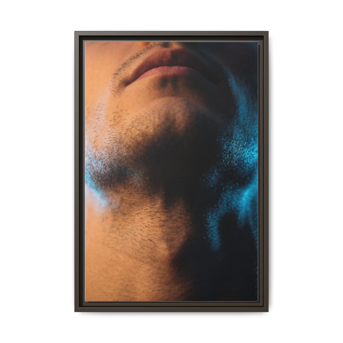 Framed Matte Canvas - Neon Noir