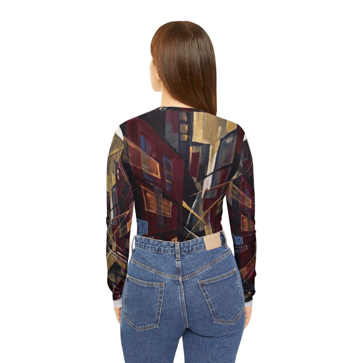 Women's Long Sleeve V-neck Shirt - Urban Perspective |...