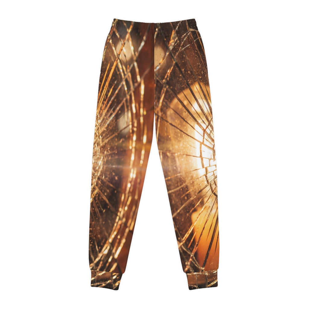 Youth Joggers - Shattered Glass Golden Glow | Echovira...