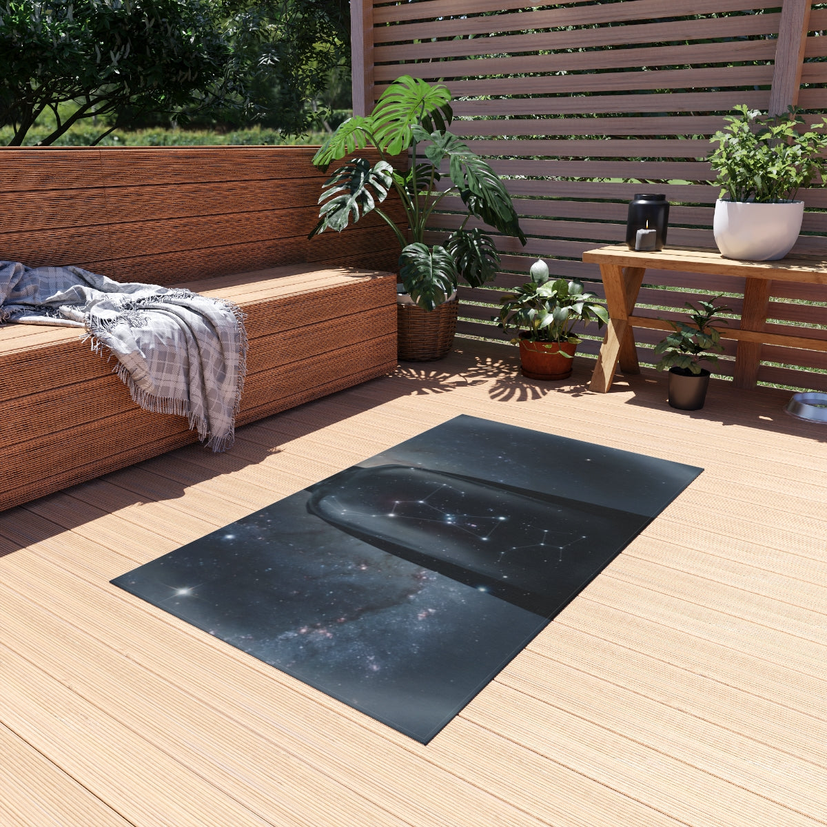 Outdoor Rug - Orion Constellation Deck | Echovira Gallery