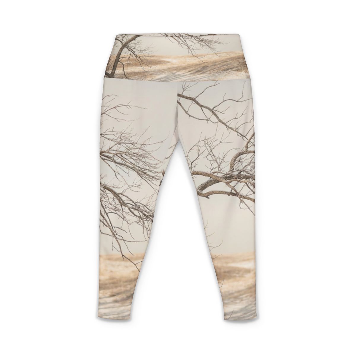 Women's Yoga Pants - Winter Branch Solitude Landscape |...