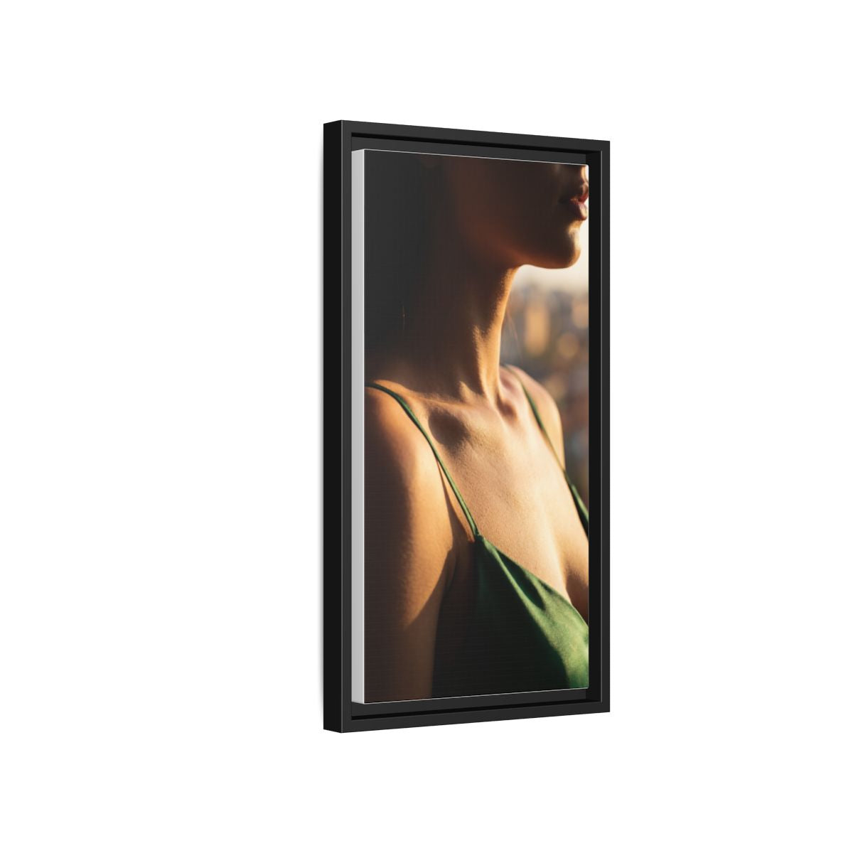 Framed Matte Canvas - Sunlit Muse