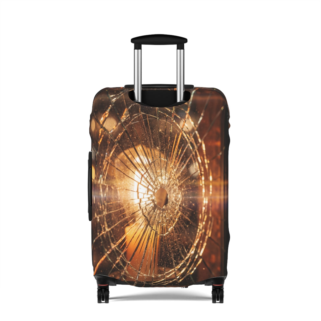 Luggage Cover - Moody Amber Glow