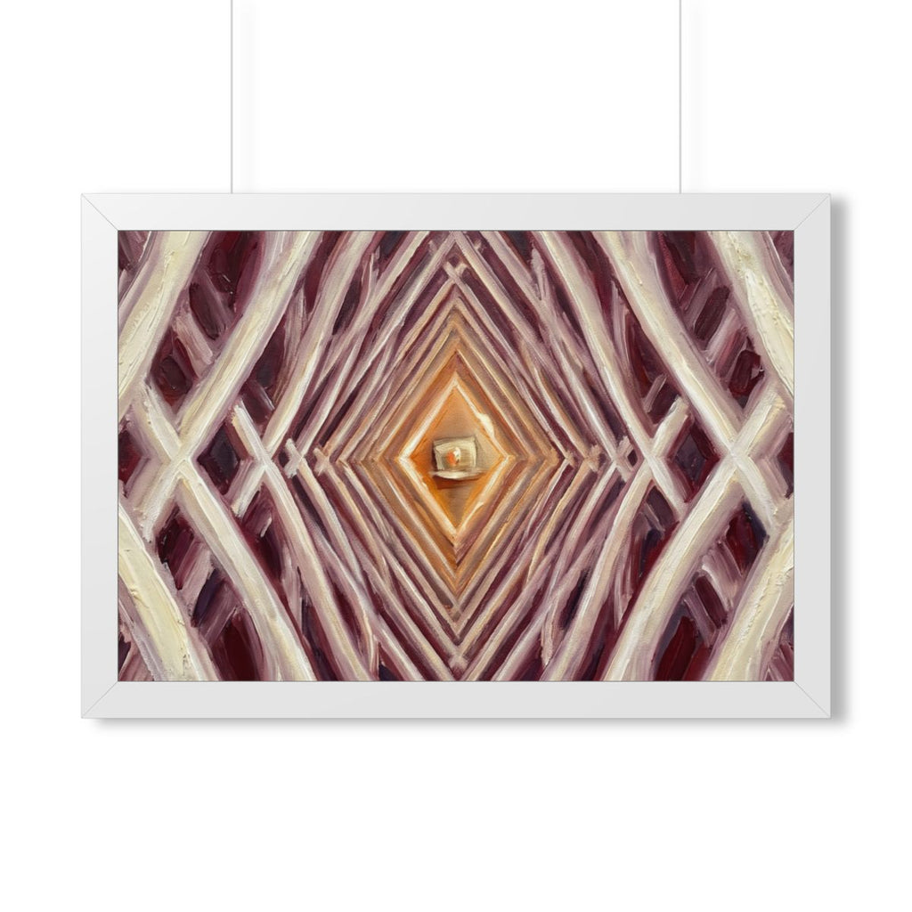 Framed Horizontal Poster - Infinite Arch — White (14×11... |...