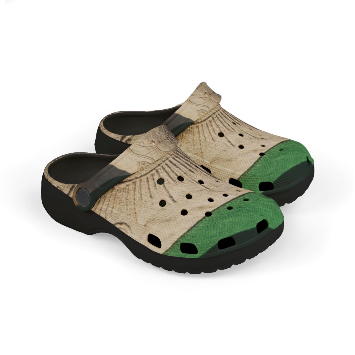 Kids' Kid's EVA Foam Clogs - Vintage Persian Lion and Sun......