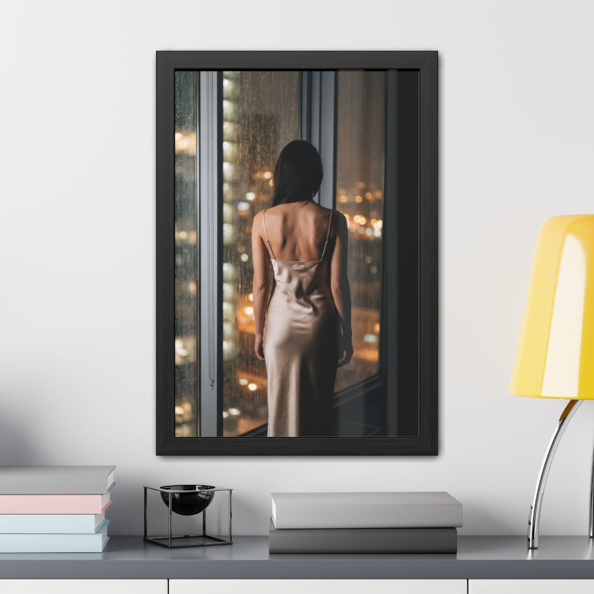 Framed Poster - Rainscape Silhouette — Portrait (8×12, 9×11...