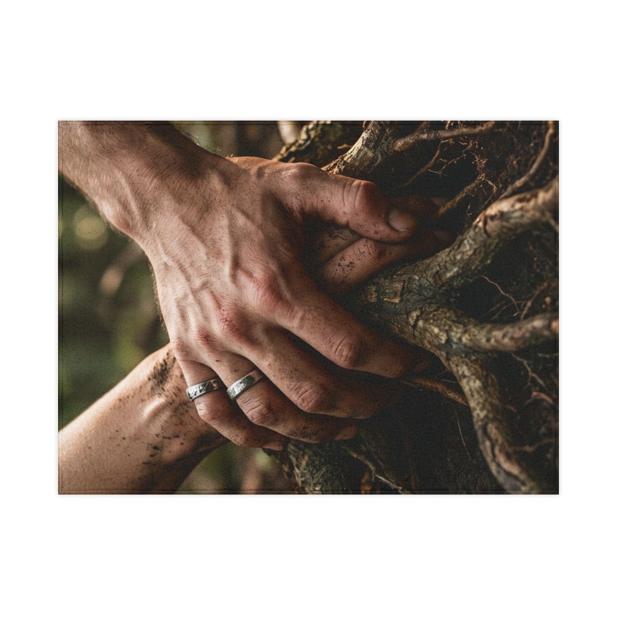 Forest Roots & Hands Toddler Blanket
