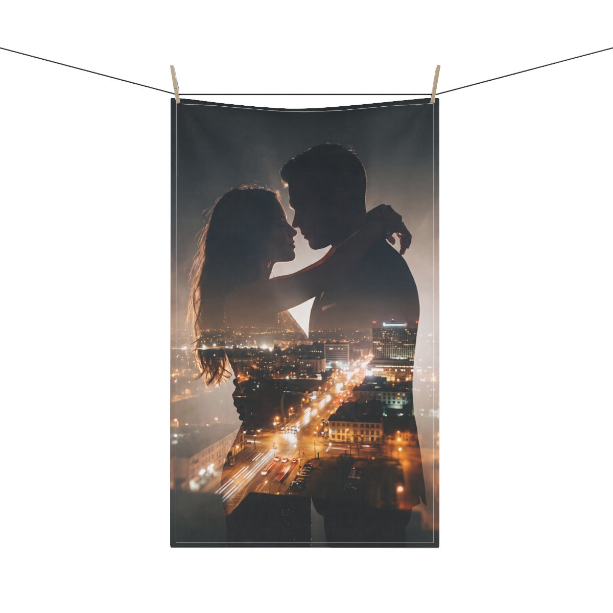 Tea Towels (2pc) - City Twilight Lights | Echovira Gallery