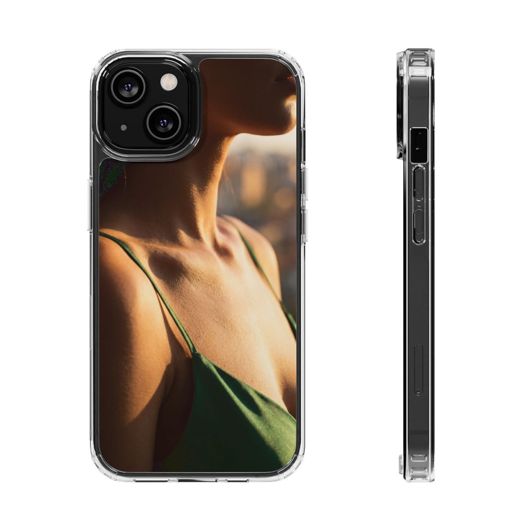 Clear Impact-Resistant Cases - Clear Phone Case - Emerald...
