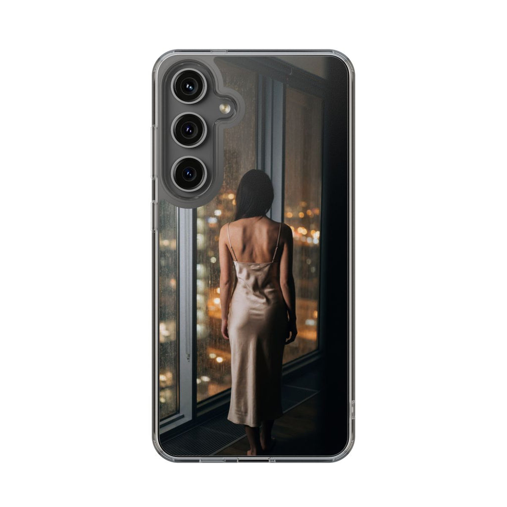Clear Impact-Resistant Cases - Clear Phone Case - Rainy Mood...