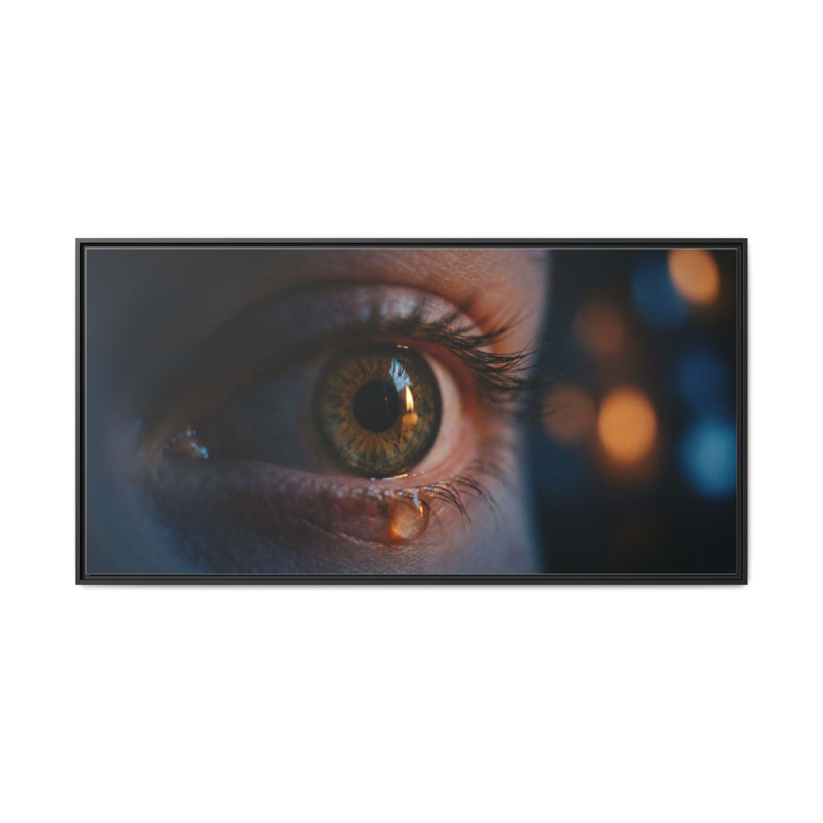 Framed Matte Canvas - Mystic Eye — Black / 1.25"