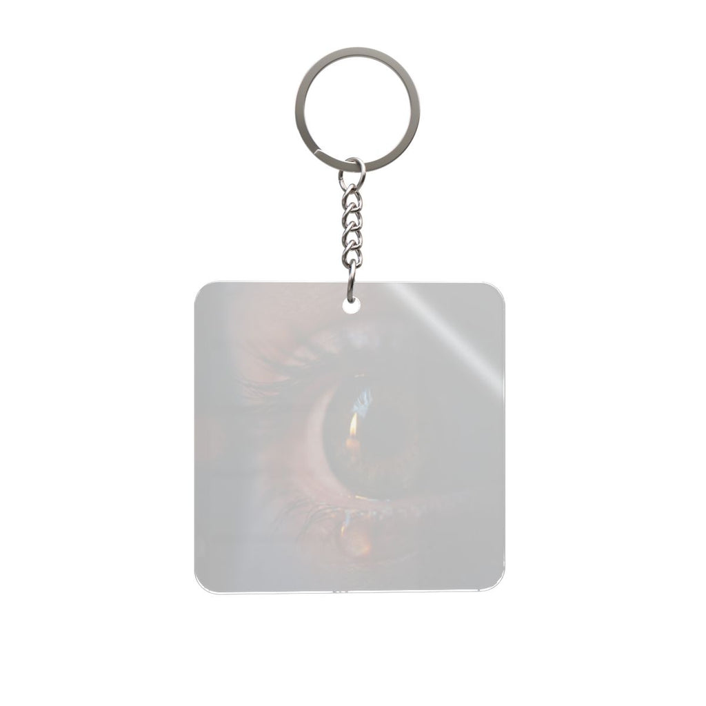 Square Keychain - Luminous Tear Art