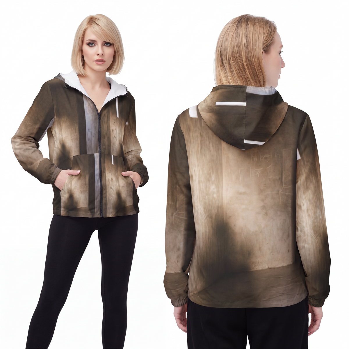 Unisex Windbreaker Jacket - Shadows of the Citadel moody......