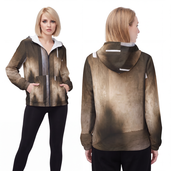 Women's Unisex Windbreaker Jacket - Citadel Shadows