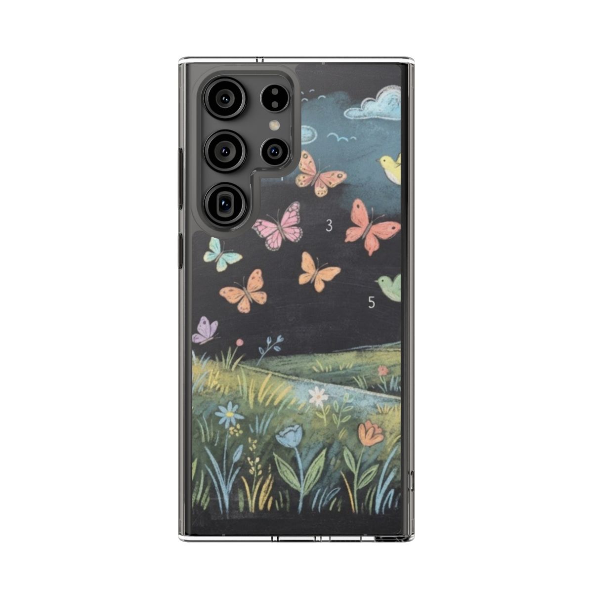 Clear Impact-Resistant Cases - Clear Phone Case - Meadow......