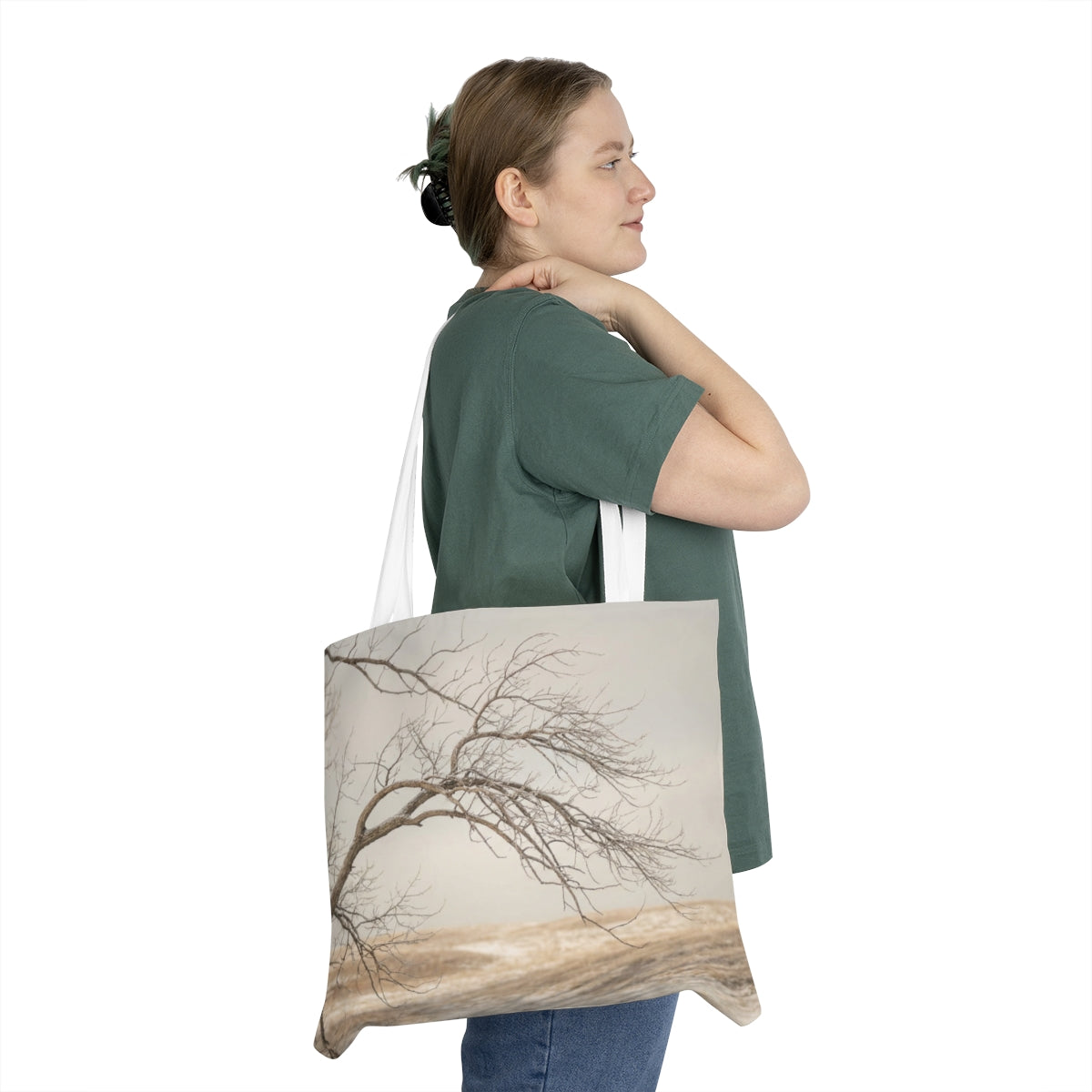 Shoulder Tote Bag - Winter Branch Solitude Landscape |...