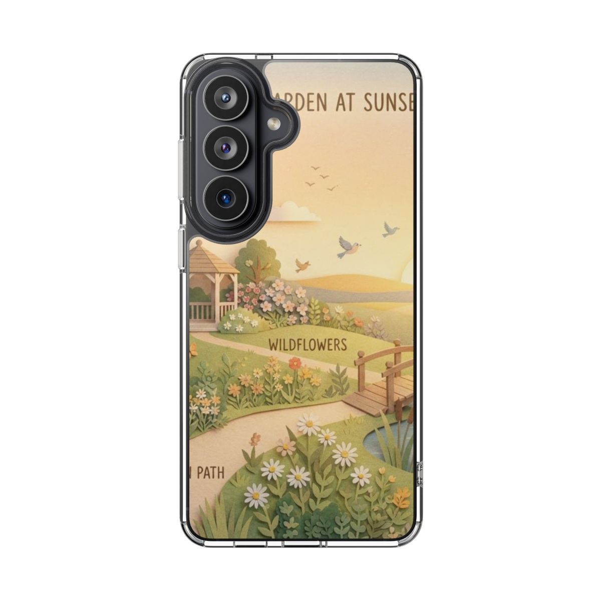 Clear Impact-Resistant Cases - Clear Phone Case - Sunset......