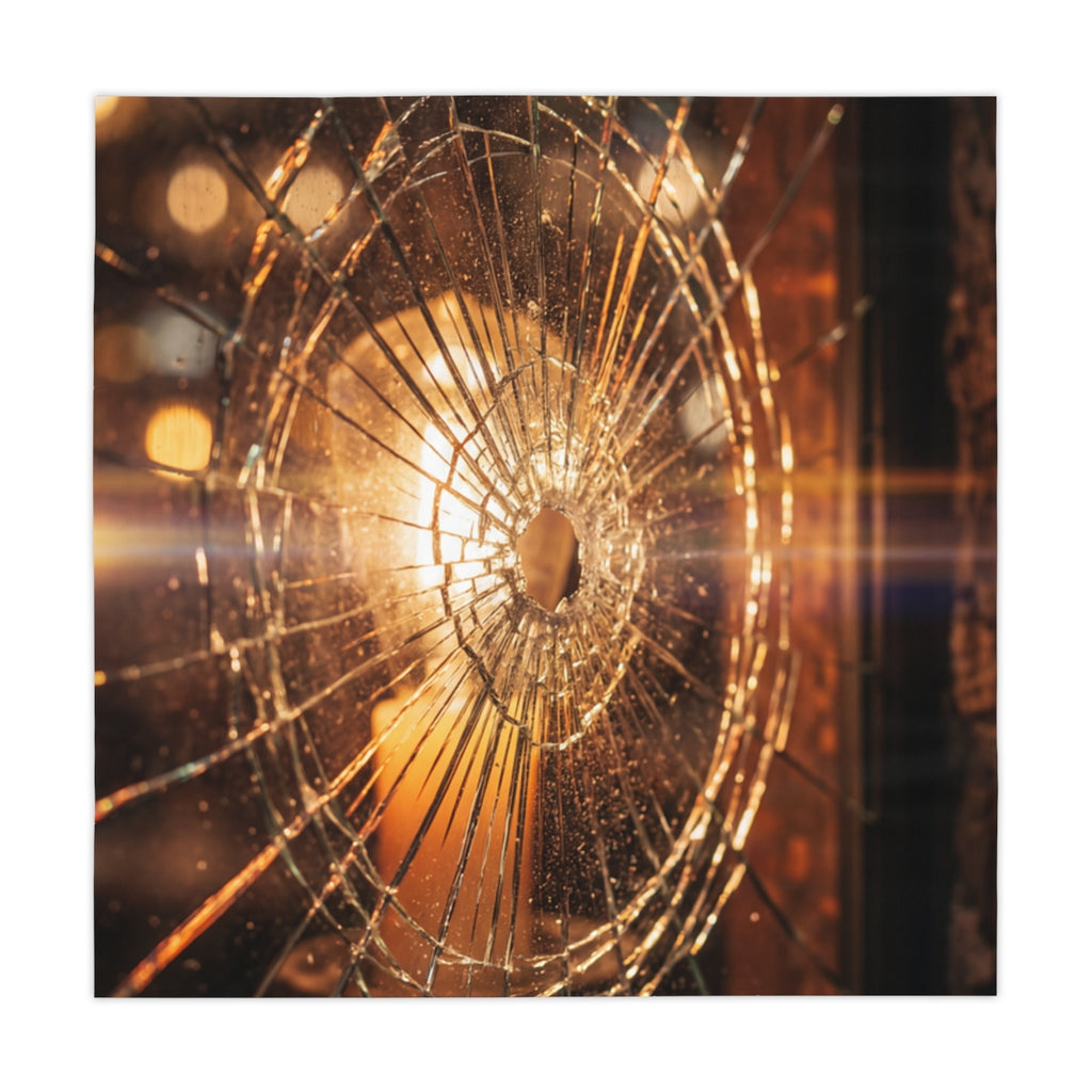 Tablecloth - Moody Fractured Glass