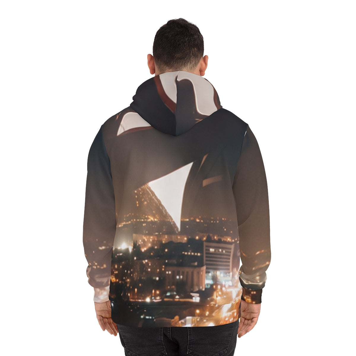 Men's Fashion Hoodie - Midnight City Silhouette | Echovira...