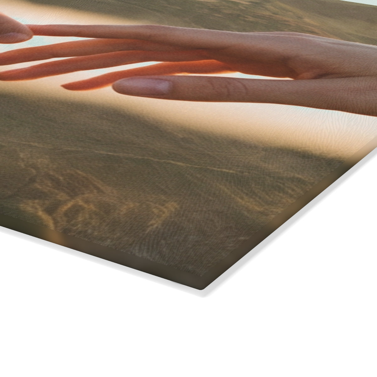 Glass Cutting Board - The Infinite Touch | Ethereal Coastal...