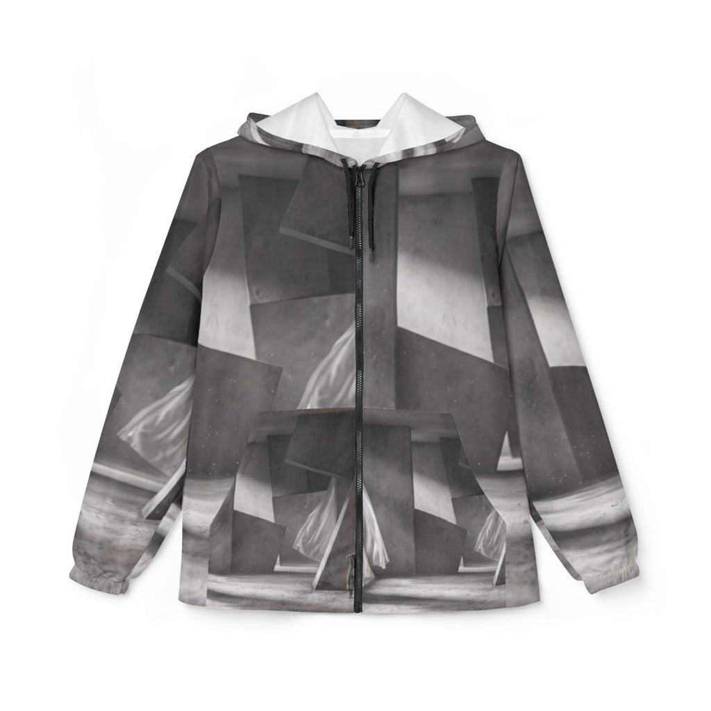 Windbreaker Jacket - Concrete Haven | Echovira Gallery