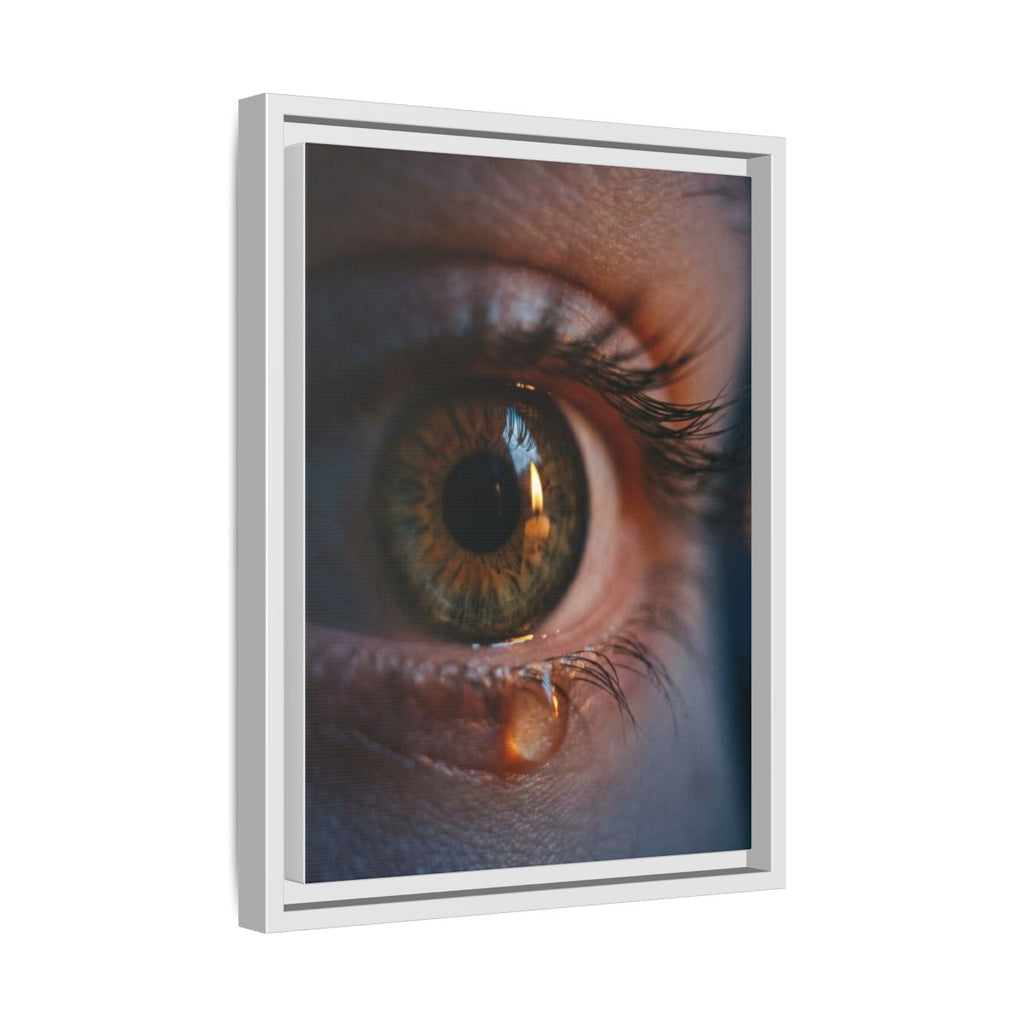 Matte Canvas, Framed - Luminous Tear