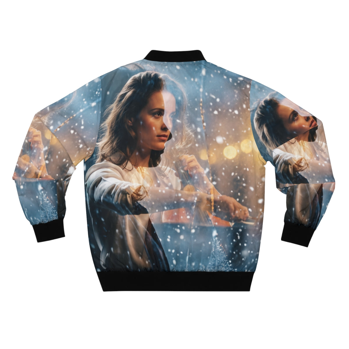 Men's Bomber Jacket - Winter Cello | Echovira Gallery