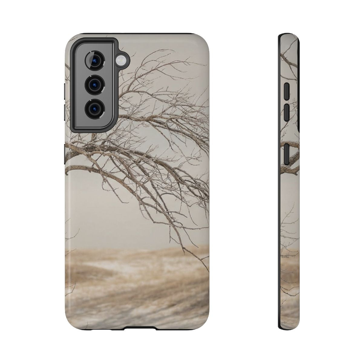 Impact-Resistant Cases - Tough Phone Case - Winter Tree Vibe