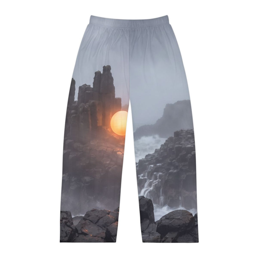 Men's Pajama Pants - Basalt Beacon Mist | Echovira Gallery