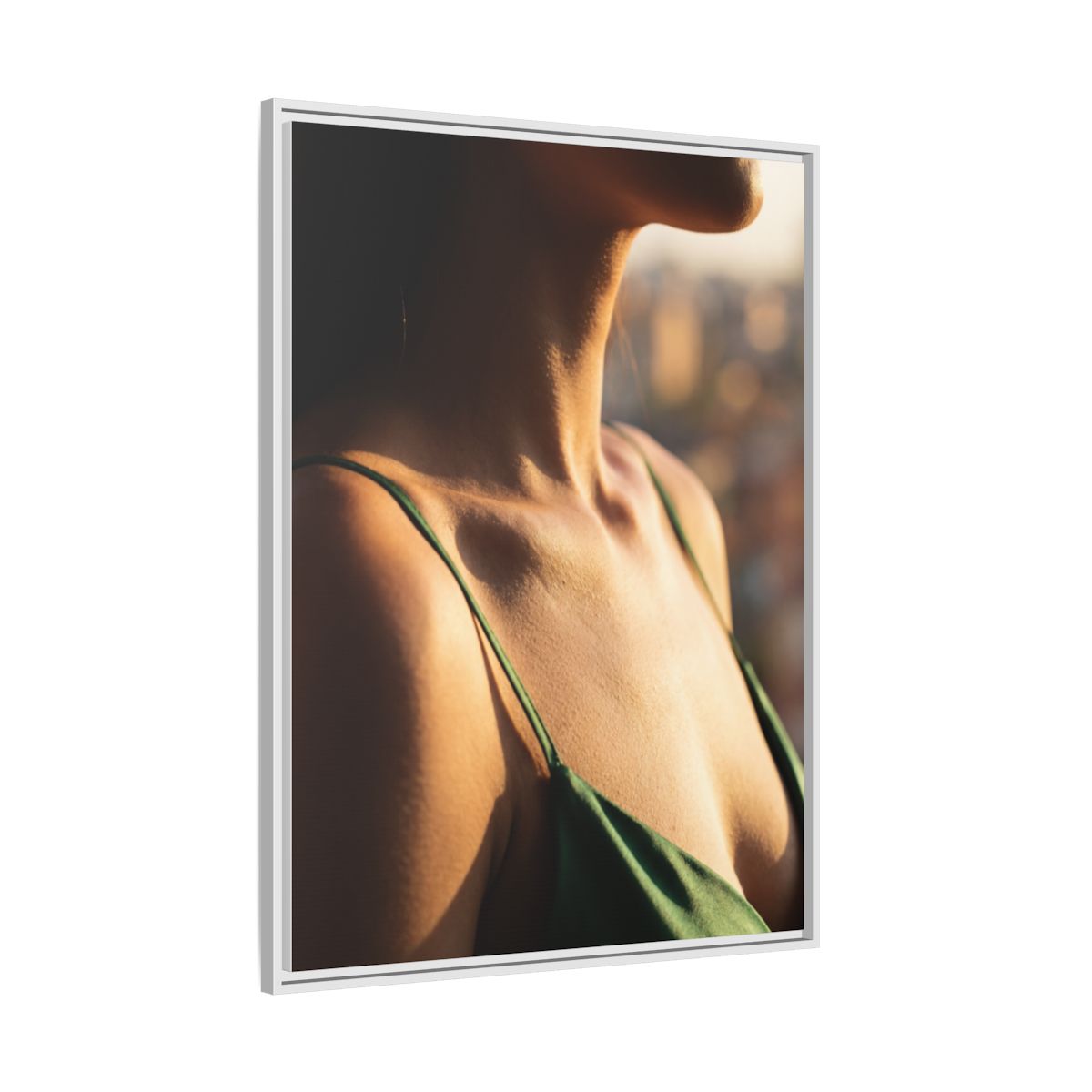 Framed Matte Canvas - Sunlit Muse